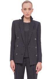 Akris punto Dotted Double Breasted Wool Blazer | Nordstrom