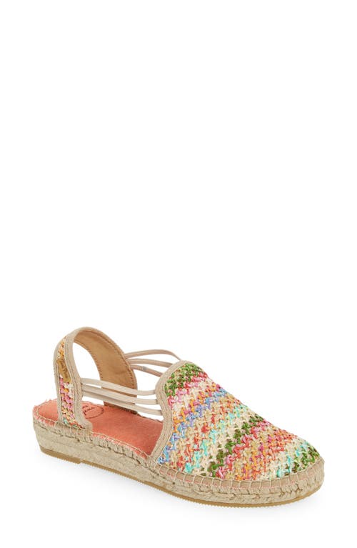 Toni Pons Noa Wedge Espadrille Natural Multi at Nordstrom,