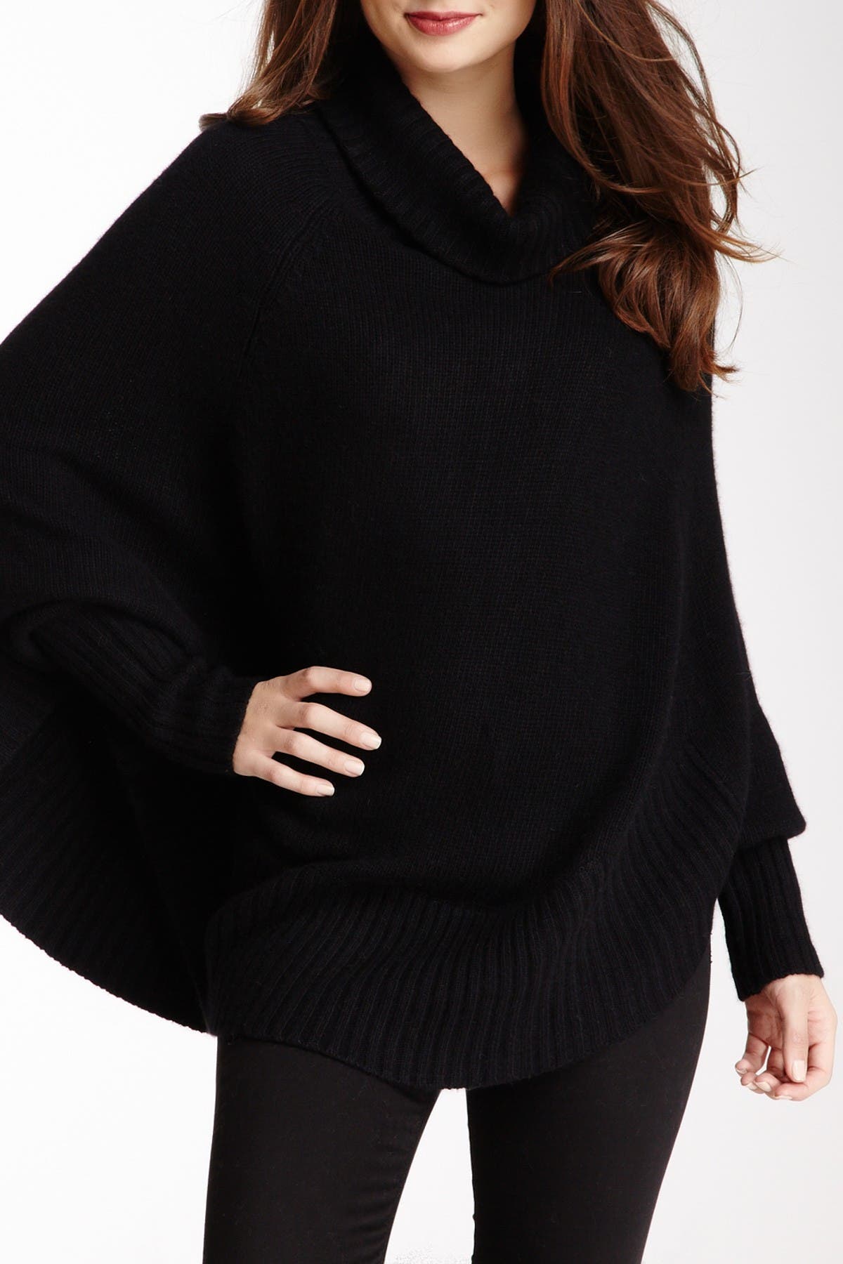 dolman sleeve poncho sweater