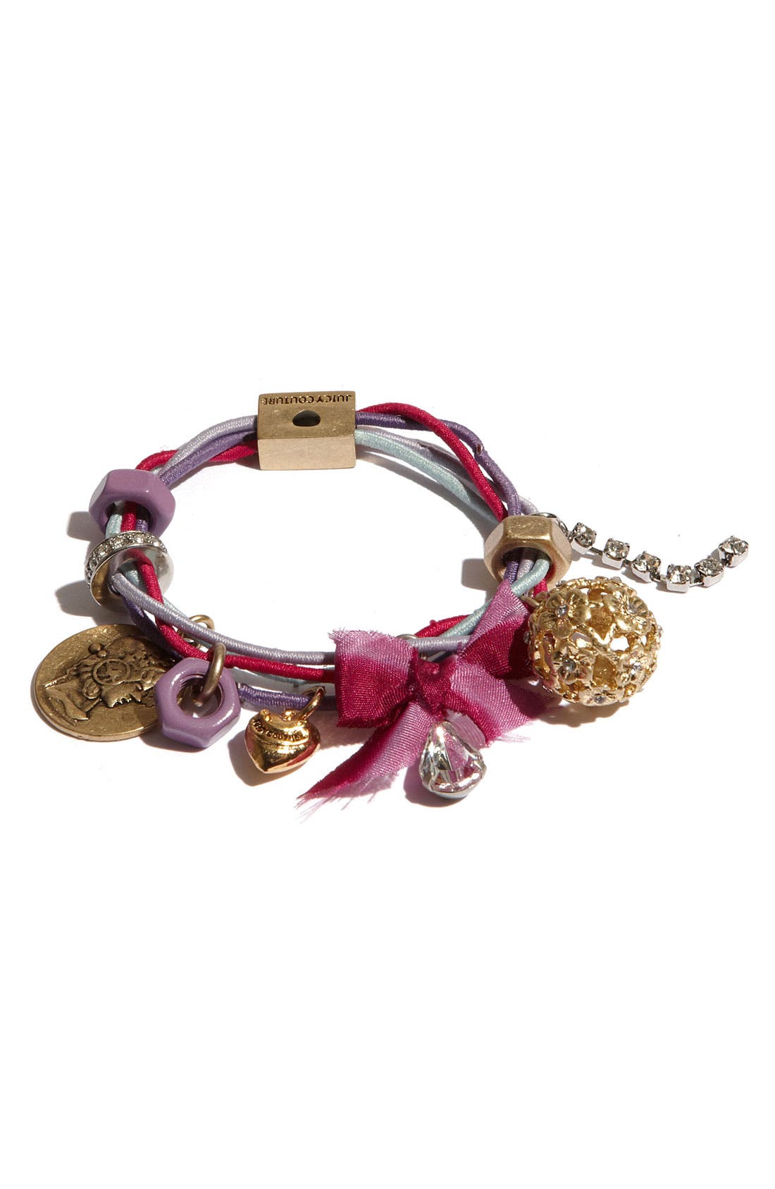Juicy Couture Thin Elastic Hair Ties with Charms Nordstrom