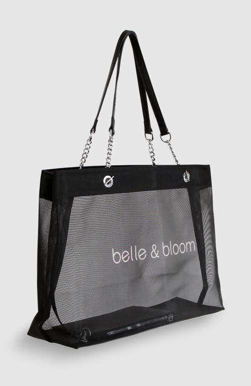 Belle & Bloom Wild Lover Tote Bag In Black/white