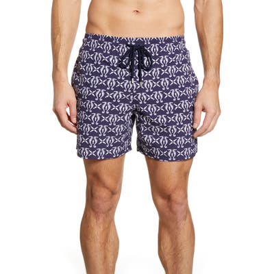 Vilebrequin Hyppocampes Swim Trunks, Blue