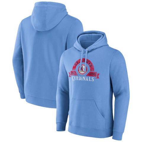 Men's St. Louis Cardinals Pro Standard Light Blue Championship Pullover  Hoodie