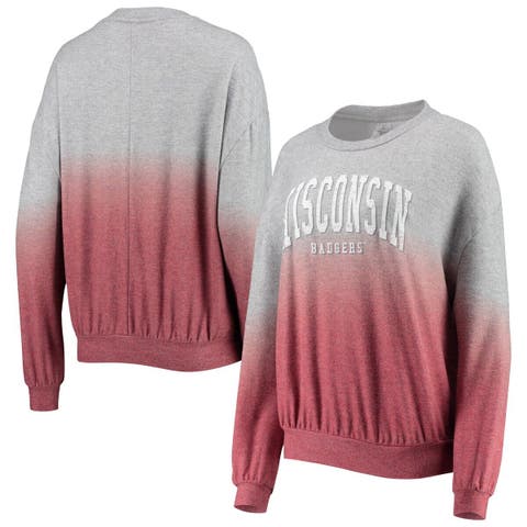 Women's Gameday Couture Gray Louisville Cardinals Twice As Nice Faded Crewneck Sweatshirt Size: Extra Large