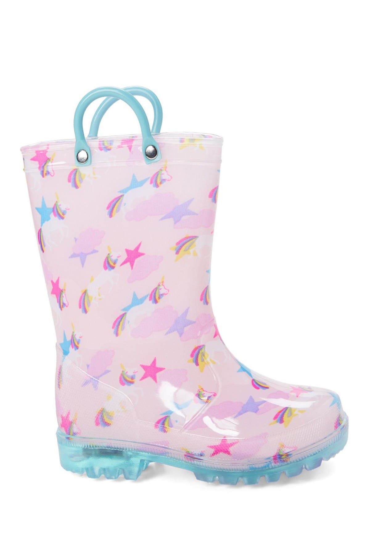 childrens light up rain boots