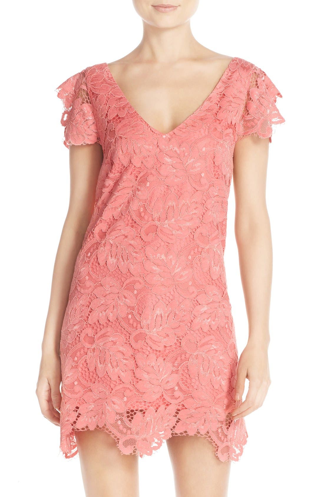 bb dakota lace shift dress