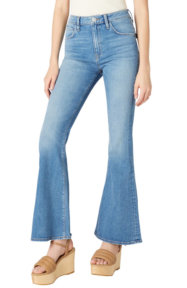 Hudson Jeans Holly Waist Flap Flare Leg Jeans | Nordstrom