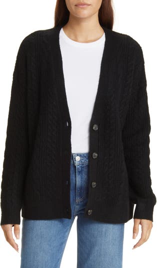 Nordstrom Cable Stitch Oversize Button-Up Sweater | Nordstrom