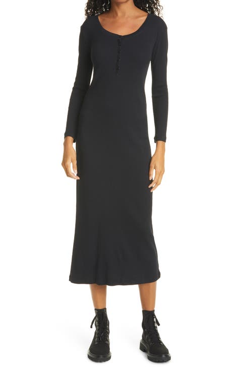 long black dresses with sleeves | Nordstrom