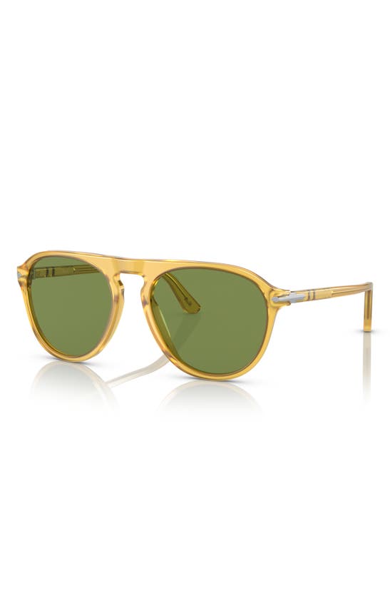 Shop Persol 55mm Pilot Sunglasses In Green