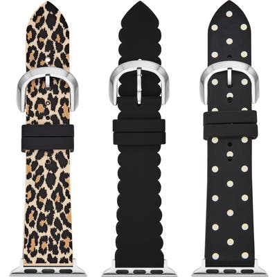 Kate Spade New York Set Of 3 Silicone Apple Watch Straps