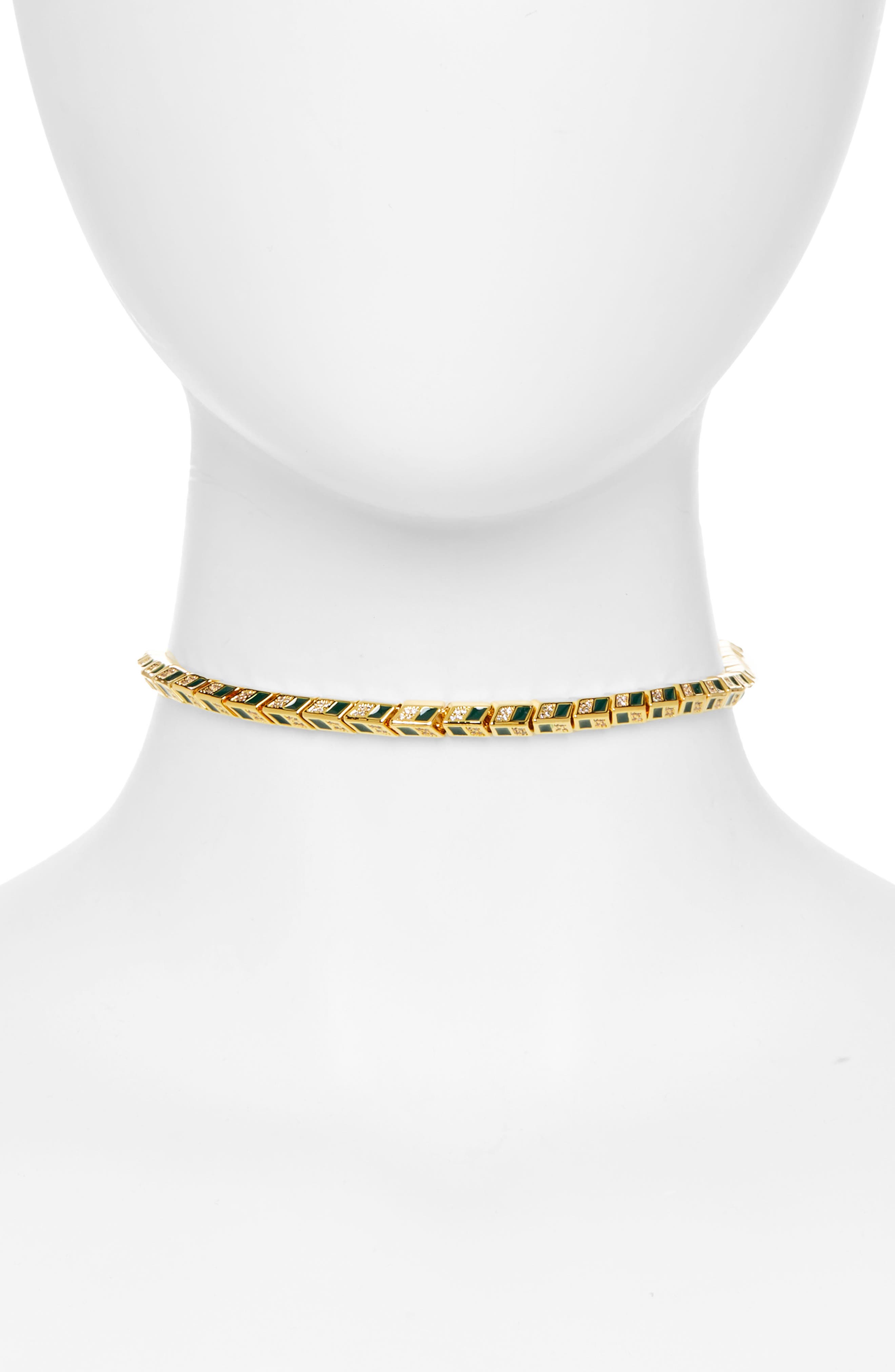 Baublebar Kerri Cubic Zirconia Tennis Choker Necklace in Clear