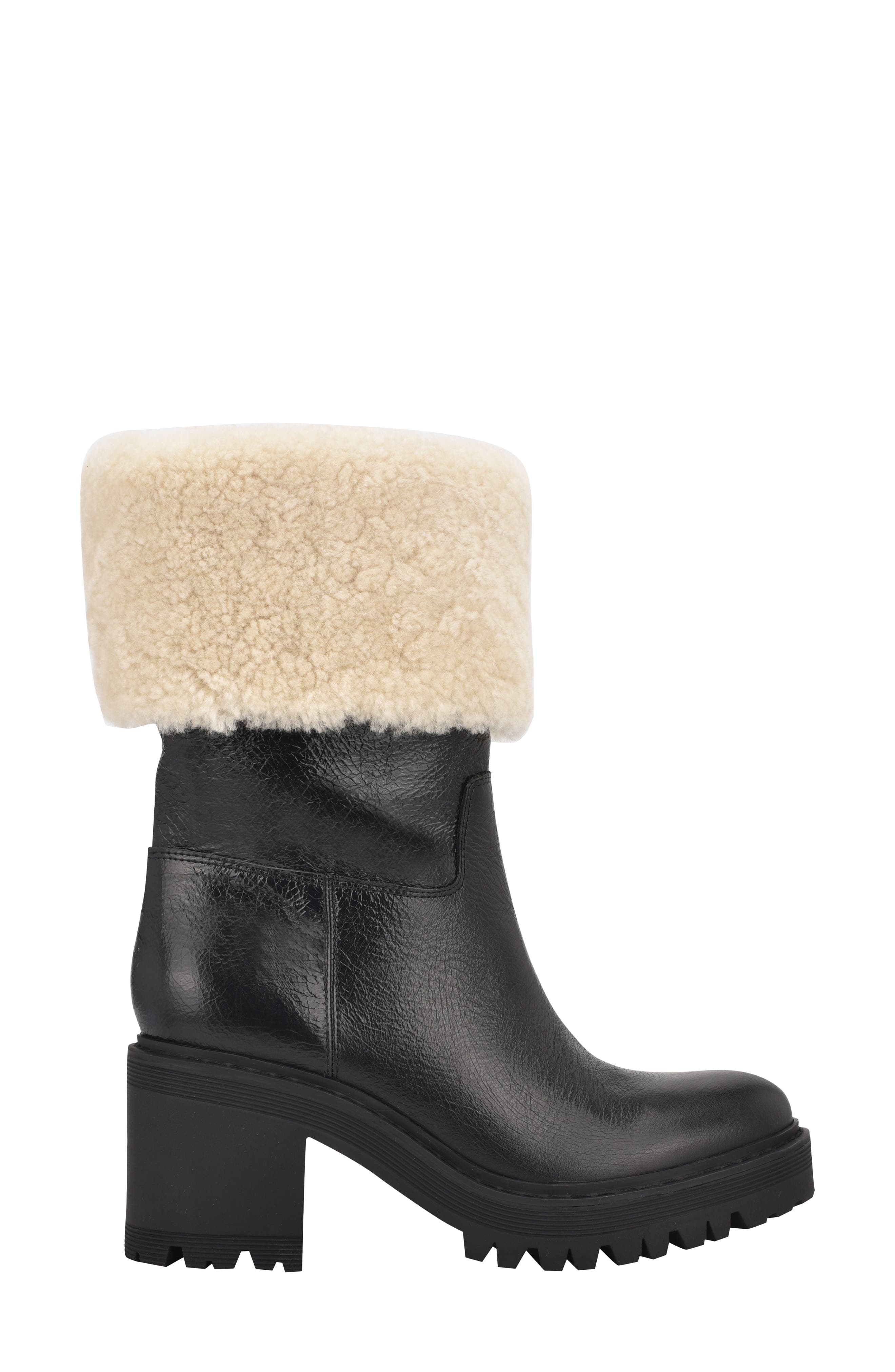 shearling fur boots