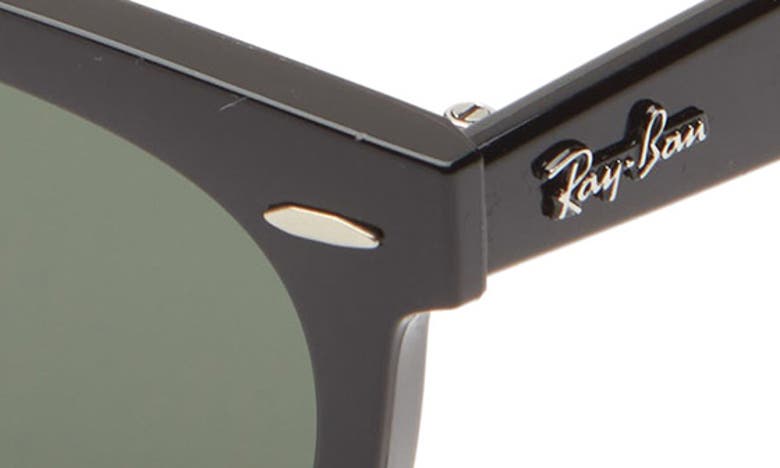 Shop Ray Ban Ray-ban Wayfarer Way 54mm Oval Sunglasses In Black