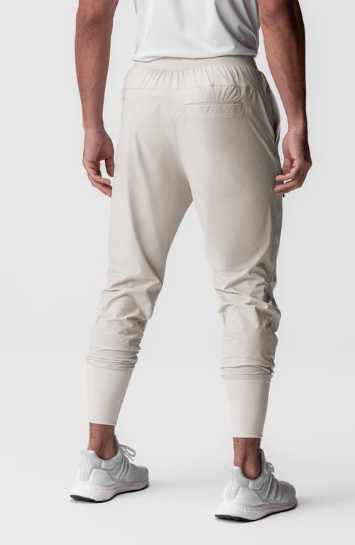 Shop Asrv Tetra-lite™ Water Repellent High Rib Joggers In Stone