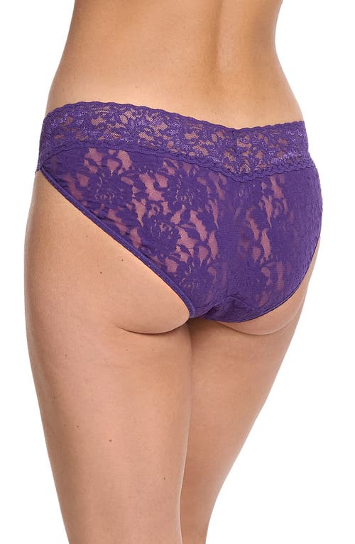 Hanky Panky Signature Lace Vikini In Snow Day Purple