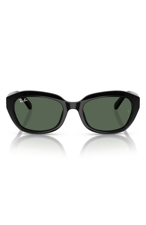 Ray-Ban Kids' 48mm Irregular Sunglasses in Black 