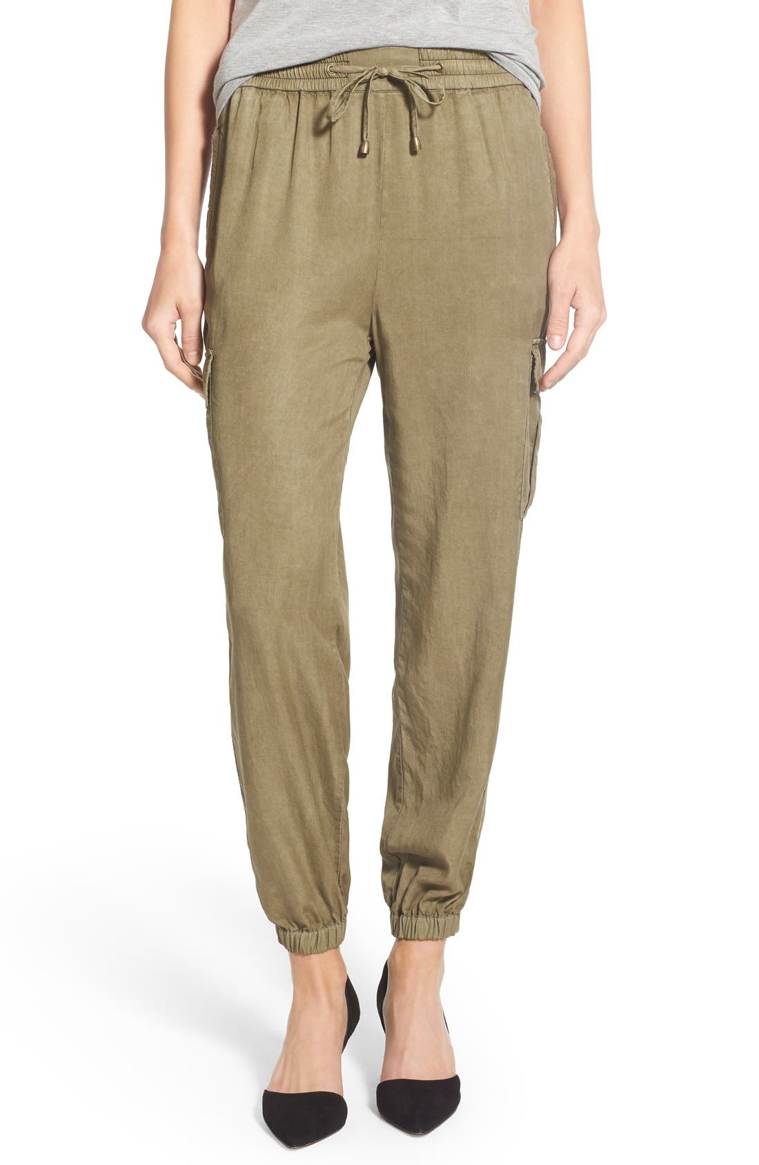 Dex Drawstring Waist Tencel® Cargo Pants Nordstrom
