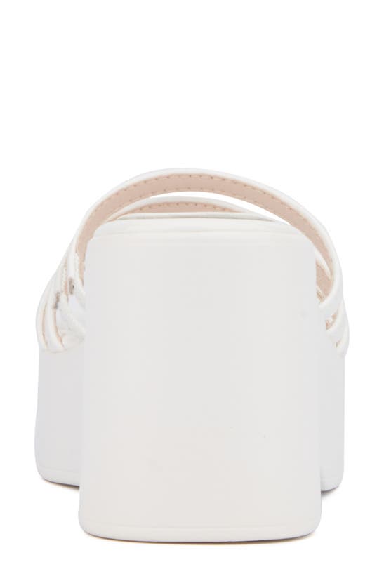 Olivia Miller Dreamer Slide Sandal In White