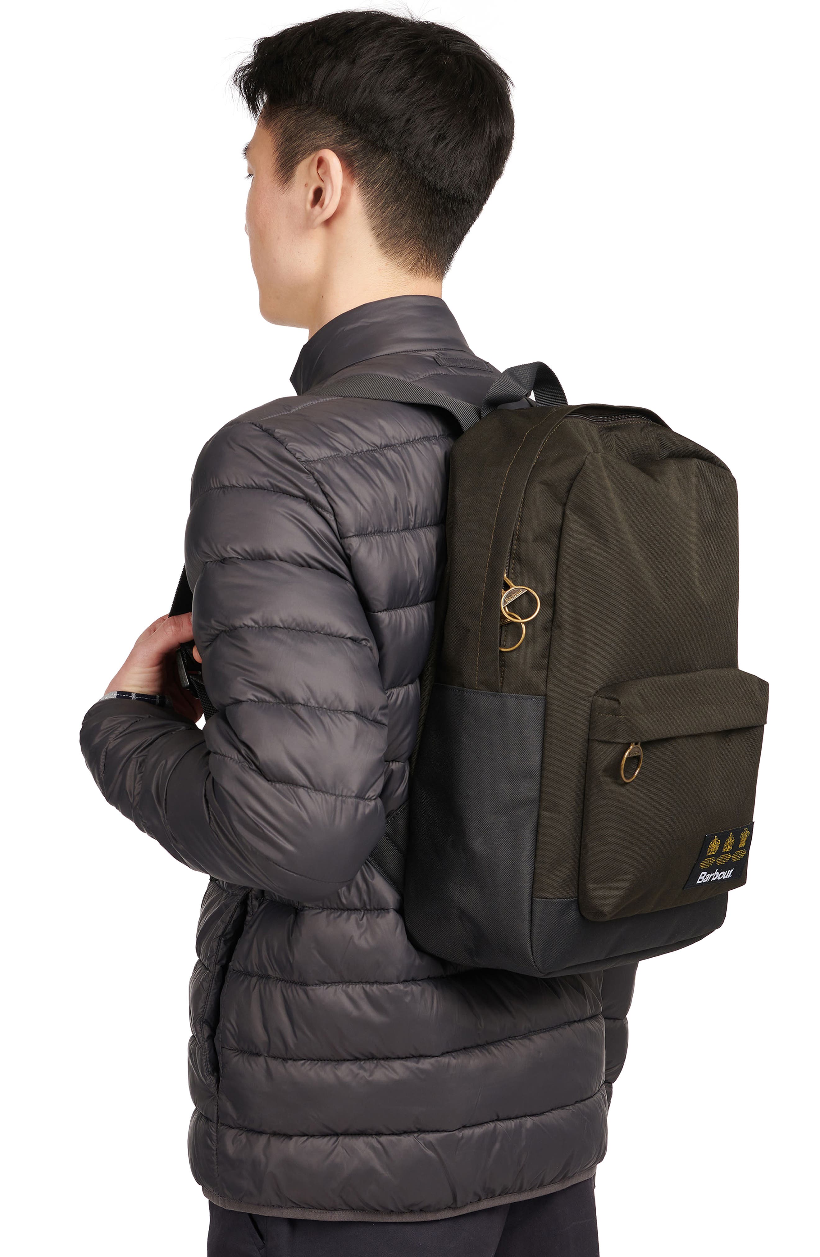 barbour canvas backpack