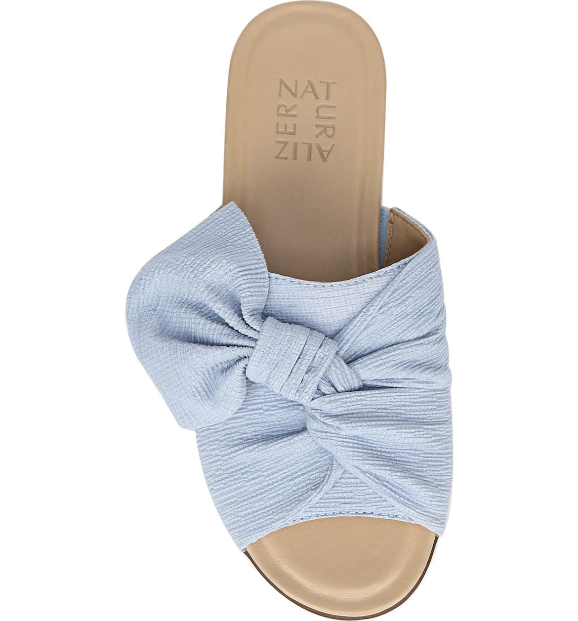 Tea Slide Sandal, Alternate, color, HARBOR MIST FABRIC