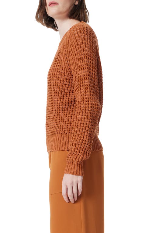 Dee Ocleppo Waffle Knit Sweater In Sugar Almond