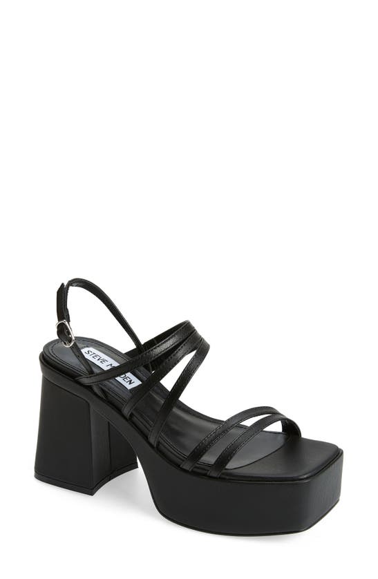 STEVE MADDEN BOSSY PLATFORM STRAPPY SANDAL 