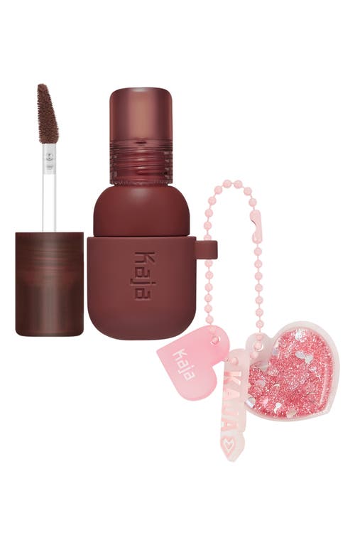 Kaja Jelly Charm Lip & Blush Stain with Glazed Key Chain in Mocha Glaze at Nordstrom