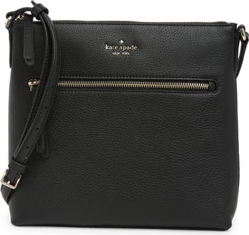 Kate Spade New York jackson top zip leather crossbody bag 