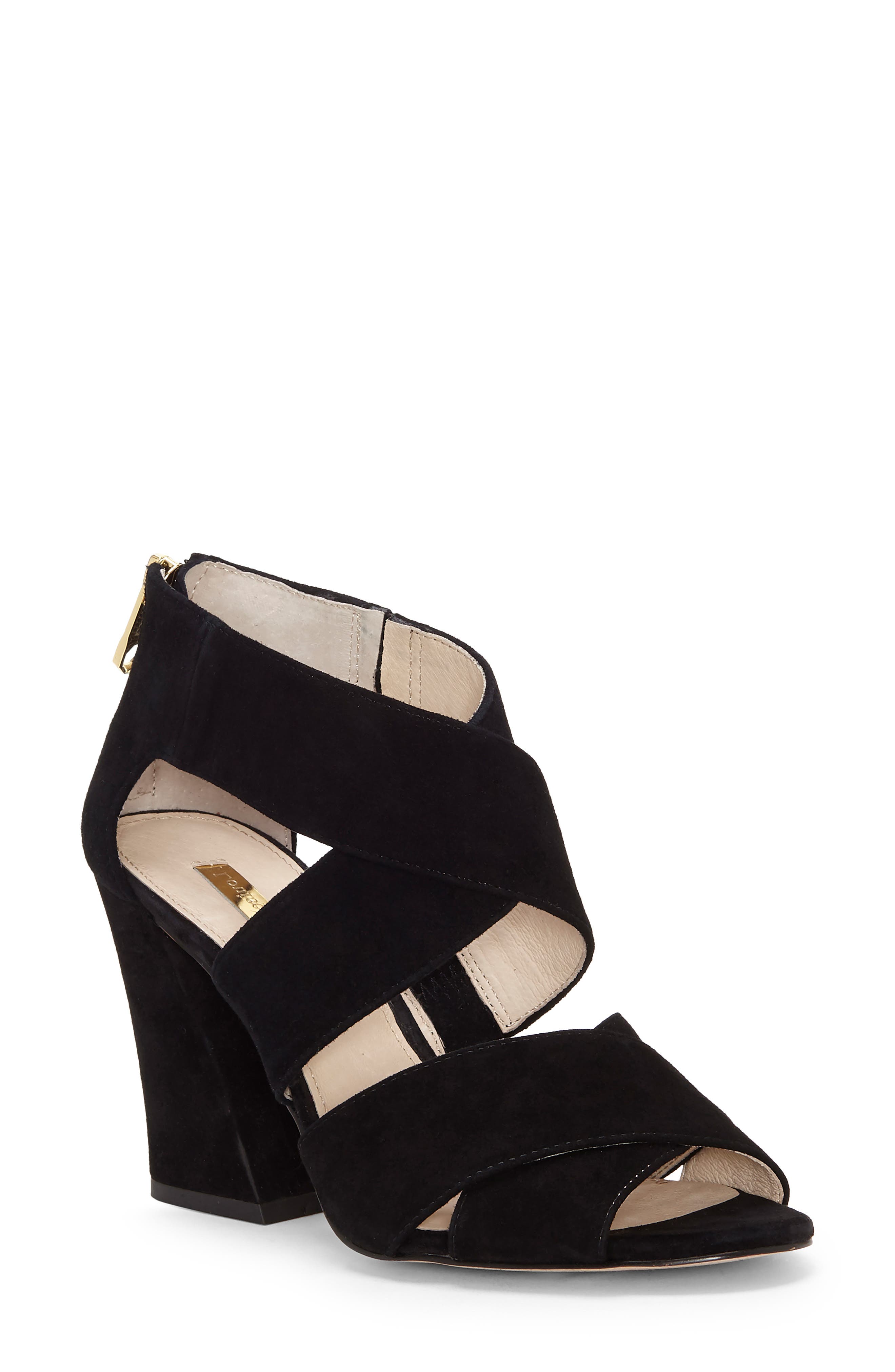 Louise Et Cie Kriztsa Block Heel Sandal- Black