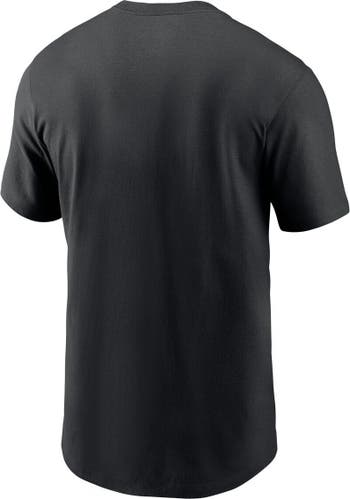 Nike Men's Nike Black Chicago Cubs Team Camo Logo T-Shirt