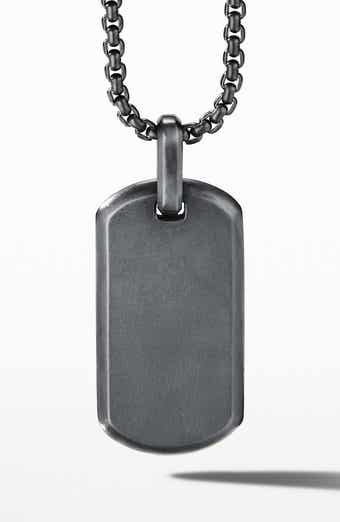David Yurman Men s Sculpted Cable Dog Tag Pendant Nordstrom