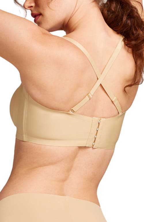 Shop Siella Microfiber Multiway Bra In Cuban Sand