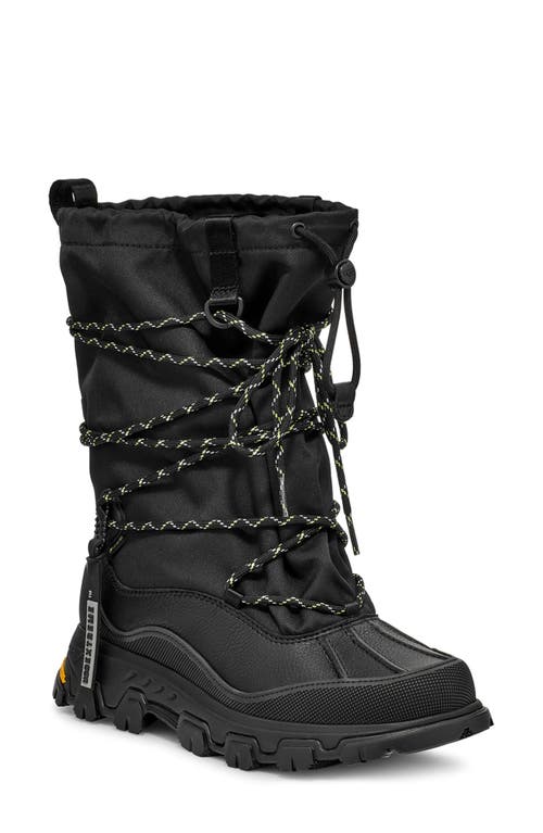 Ugg(r) Black Fabric W Metropeak Boots In Black