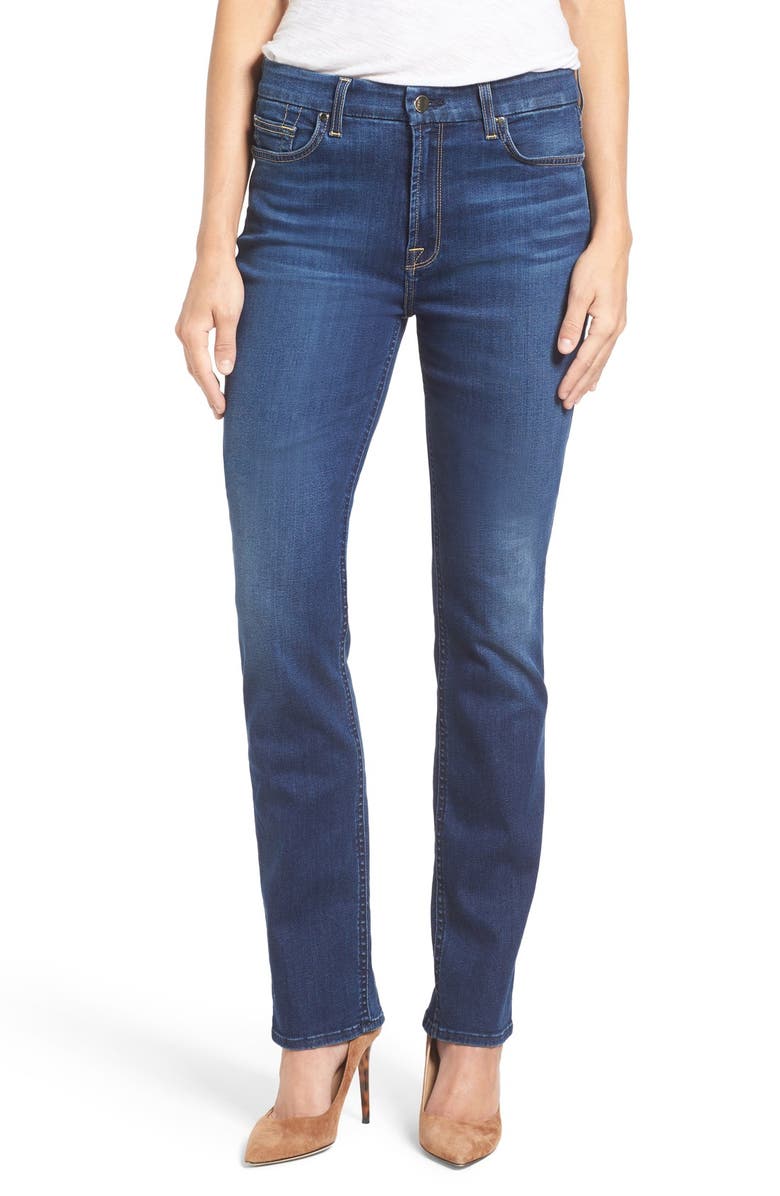 JEN7 by 7 For All Mankind Stretch Slim Straight Leg Jeans (Riche Touch ...