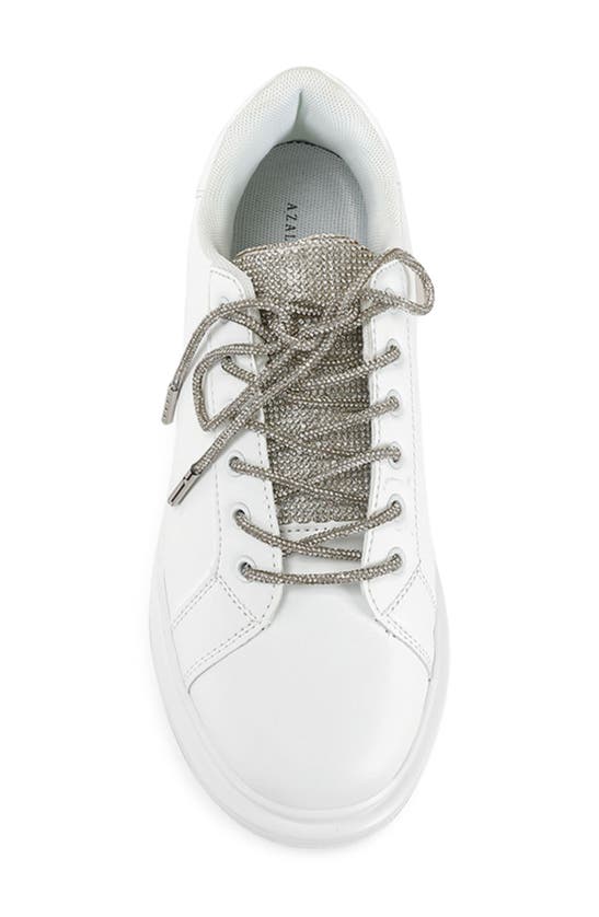 Shop Azalea Wang Janan Water Repellent Sneaker In White