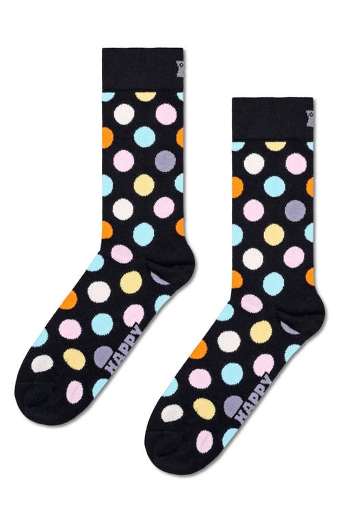 Happy Socks Classic Pet 3-pack Assorted Crew Socks In Navy