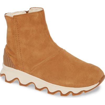 Sorel Kinetic Insulated Waterproof Short Boot- Brown