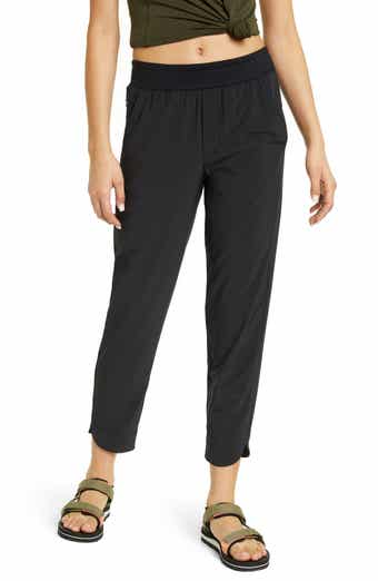 Zella Womens Athletic Joggers Pants Size S Black Pull On Ruched Scrunched