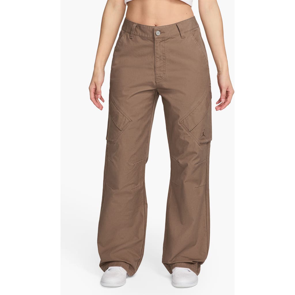 Shop Nike Jordan Chicago Cargo Pants In Archaeo Brown