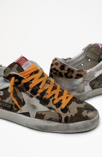 Golden goose superstar genuine calf hot sale hair sneaker