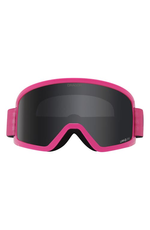 DX3 OTG 61mm Snow Goggles in Blacked Pink Ll Dark Smoke