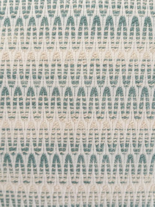 Anaya Summer Twist Indoor Outdoor Placemat In Aqua Blue