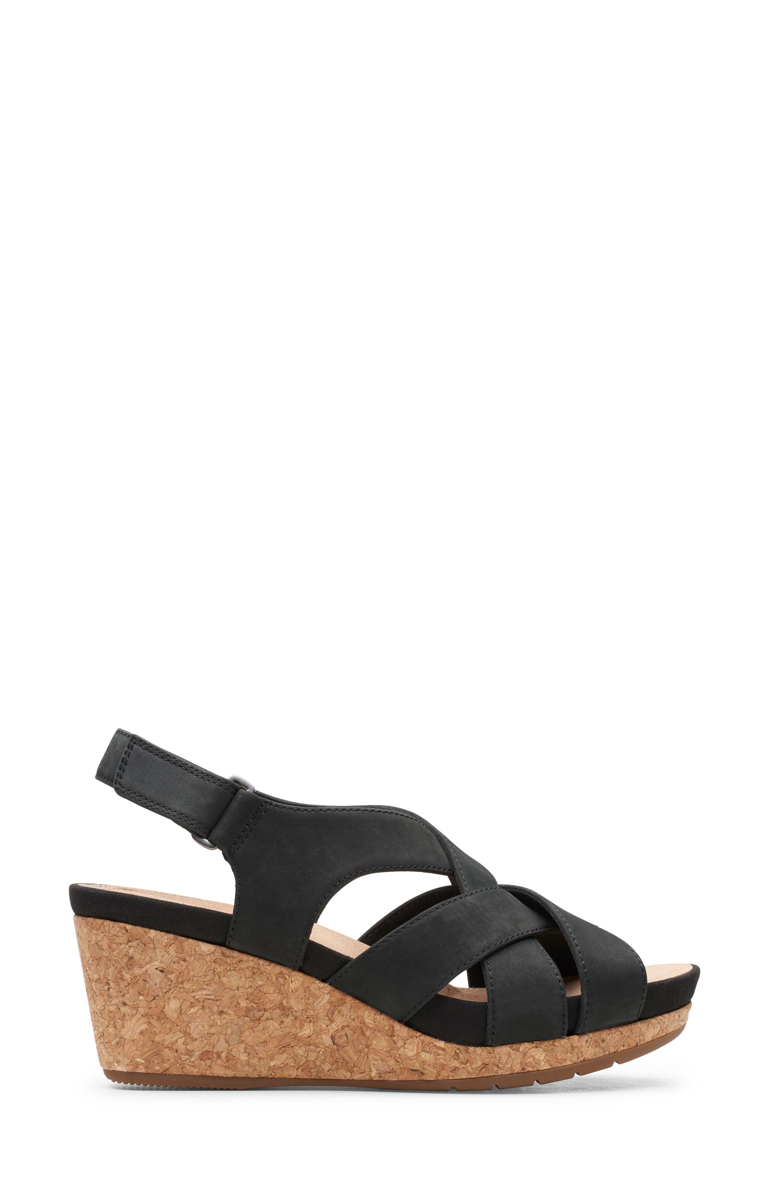 clarks wedge sandals
