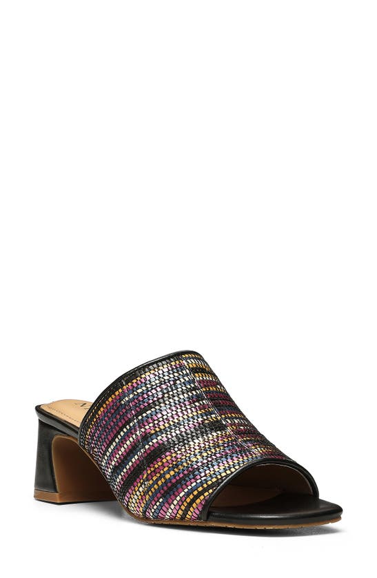 Nydj Gwen Slide Sandal In Black Multi