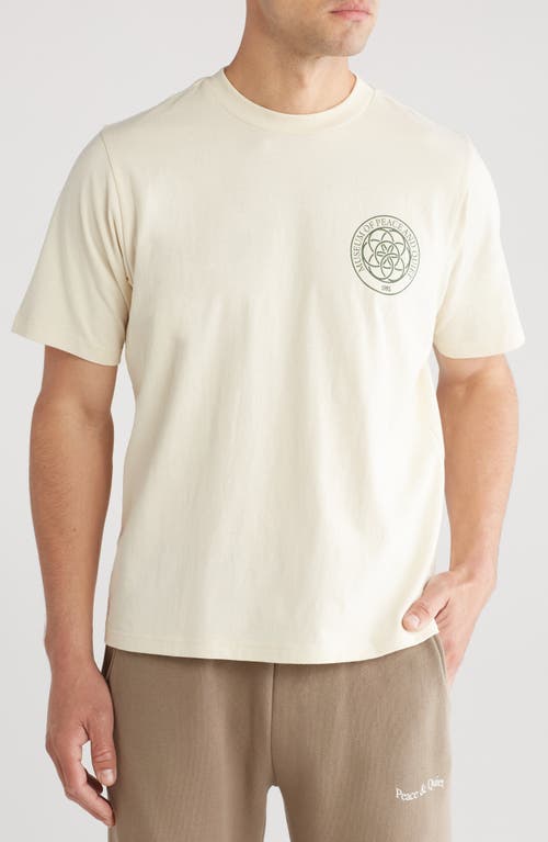 Wellness Center Cotton Graphic T-Shirt in Bone