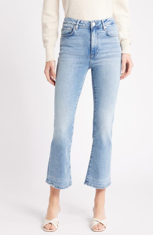 Frame Le Easy Flare Raw Hem Jeans In Whimsy In Whimsy