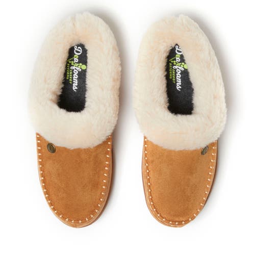 Dearfoams Women's Atley Clog Slipper In Whiskey
