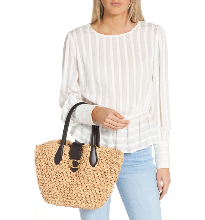 COACH Small Paper Straw Tote | Nordstromrack