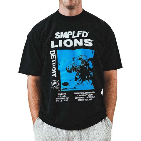 DETROIT LIONS GOLF POLO SHIRT MENS LARGE MAJESTIC TEAM APPAREL BRAND NEW!